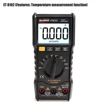 

Auto Ranging Digital Multimeter AC/DC Voltage Current Battery Auto-Ranging DMM VFC Temperature Capacitance Tester