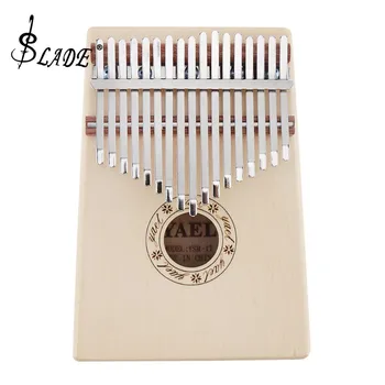 

Slade 17 Key Kalimba Solid Spruce Wood Thumb Piano Mbira Natural Mini Keyboard Instrument with 7pcs Accessories
