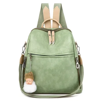 

Backpack 2020 New Style Brand name Fashion Pu Backpack Anti-Theft Multi-functional Shoulder Shoulder Bag Women's bag