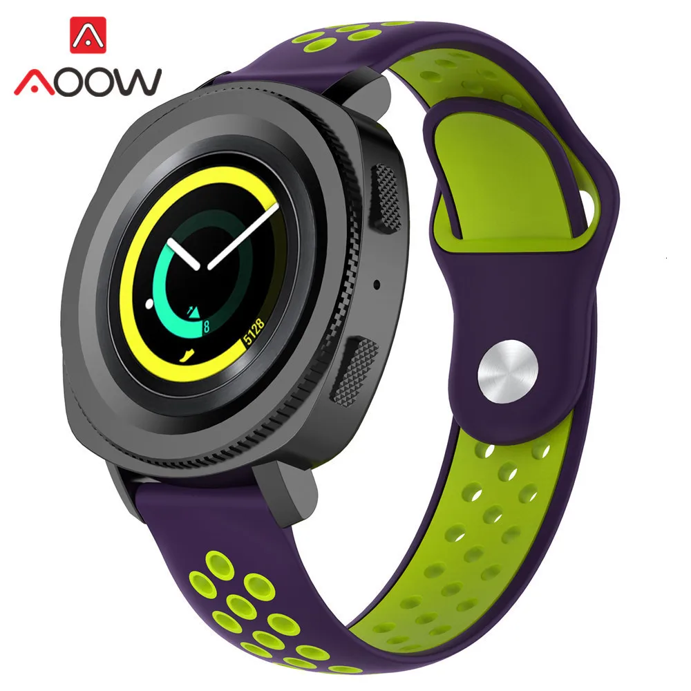 20 мм силиконовый ремешок для часов samsung Galaxy Watch Active 42 мм gear S2 классический Huami Amazfit BIP huawei watch 2 спортивный ремешок