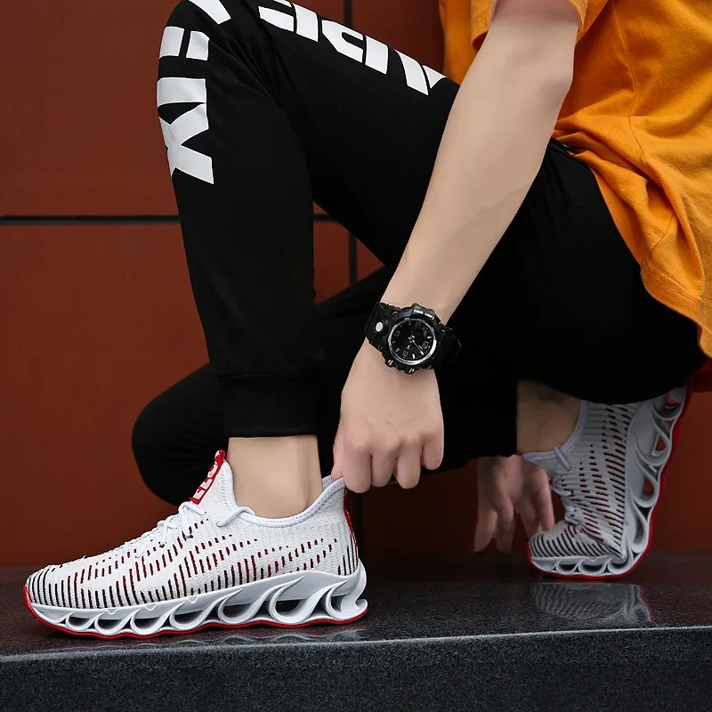 Для мужчин кроссовки Flyknit Для мужчин легкие футбольные бутсы спортивные, для тренажерного зала; Для мужчин сетчатая Туфли без каблуков волна Для мужчин спортивной обуви носки под ботинки