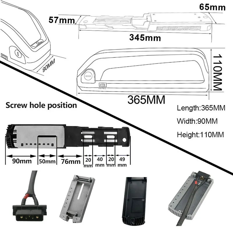 Size-hailong battery