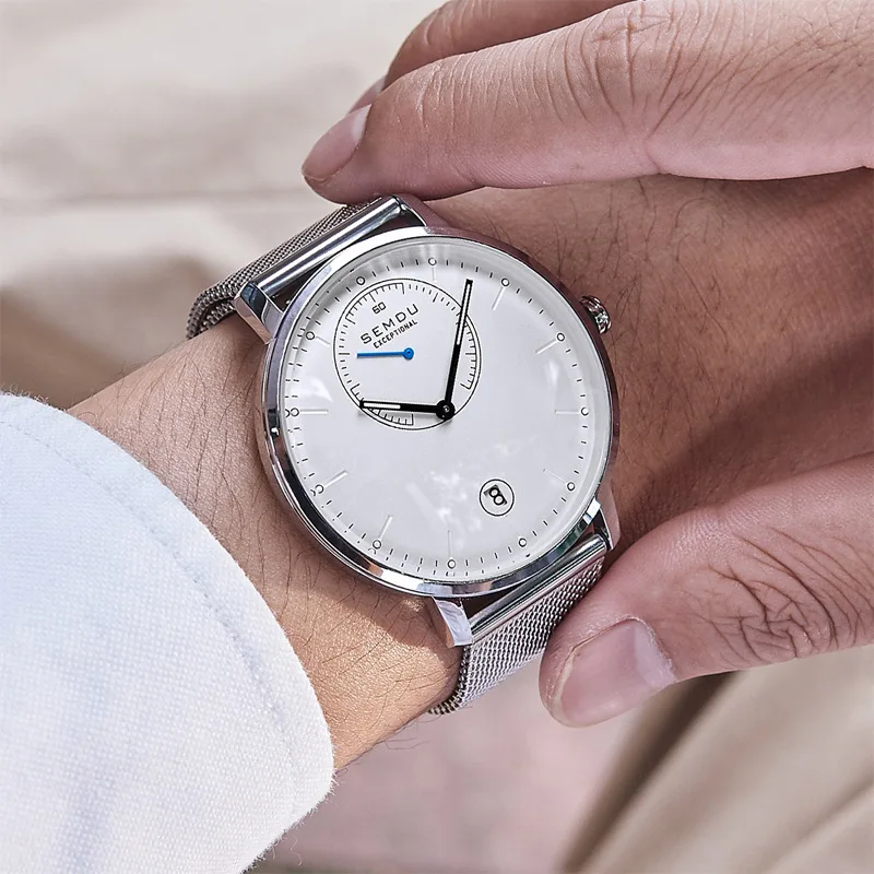

MEN'S Watch Quartz Watch Korean-style Teenager Simple Waterproof Fashion 2019 New Style Fashion Man Watch