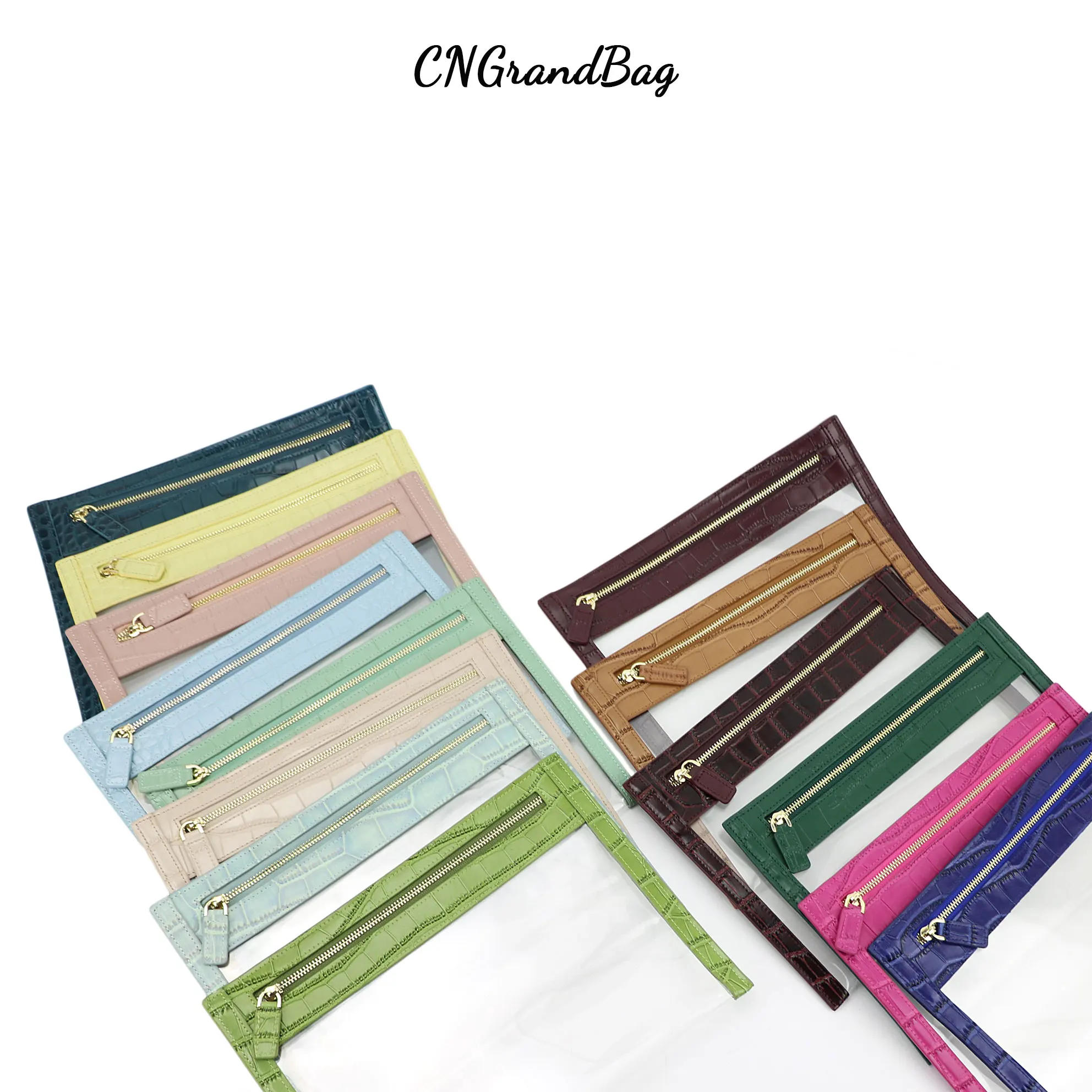 Cusstomized Letters Colorful Saffiano Leather Clear PVC Cosmetic Bag Ladies TPU Travel Organizer Wash Bag cosmetic bag cosmetic storage bag toiletry bag makeup bag cosmetic case