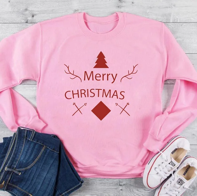 BKLD Merry Christmas Толстовка Новинка весна осень женские толстовки пуловер с длинным рукавом О-образным вырезом Женская одежда с капюшоном женская