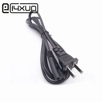 

US American 2 Pin AC Electrical Power Male Plug Female Socket Outlet Adaptor Adapter w/ Wire Rewireable Extension Cord Connector