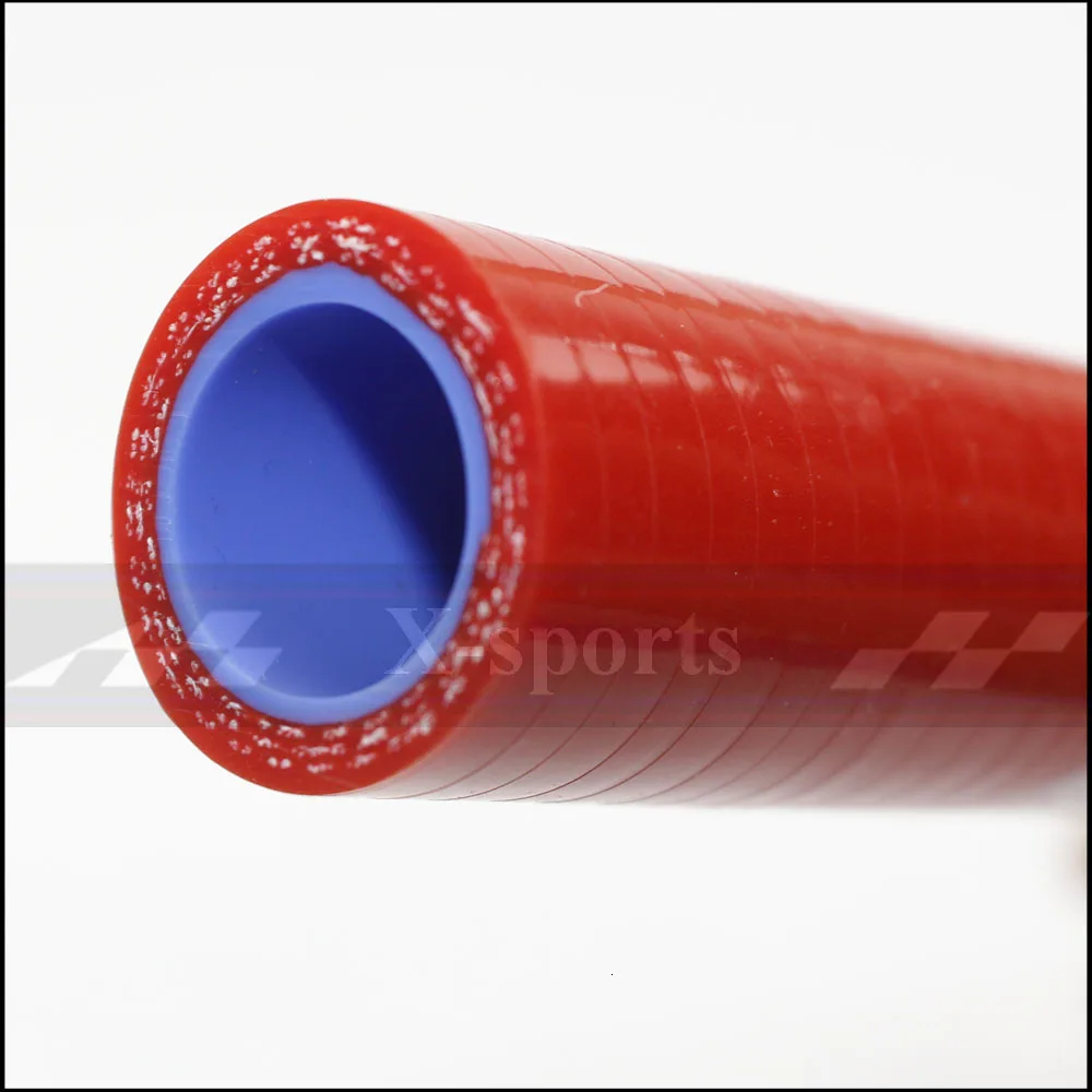 ID 26 мм Система охлаждения Радиатор промежуточного охладителя силиконовый шланг плетеная трубка высокое качество длина 1 метр красный/синий/черный