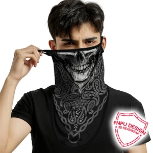Image 5 - 2020 Skull Bandana Scarf Hanging Ear Cover Masks Breathable Windproof Multifunctional Outdoor Cycling Sports Face Mask