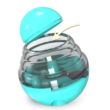 

Tumbler Dog Treats Ball Adjustable Leaky Holes Training Toy Feeding ball for dogs Interactive Tumbler Pet food feeder