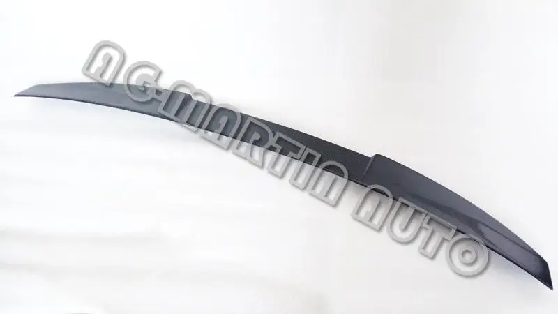 Carbon fiber Sport boot lip spoiler wing auto rear spoiler wing back trunk spoiler for Audi A3 S3 sedan 2013