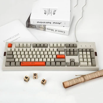 

AK510 104 Keys Gaming Mechanical Keyboard RGB Retro Gaming Keyboard Black/Blue/Brown Switch Backlight Wired Gaming Keyboard