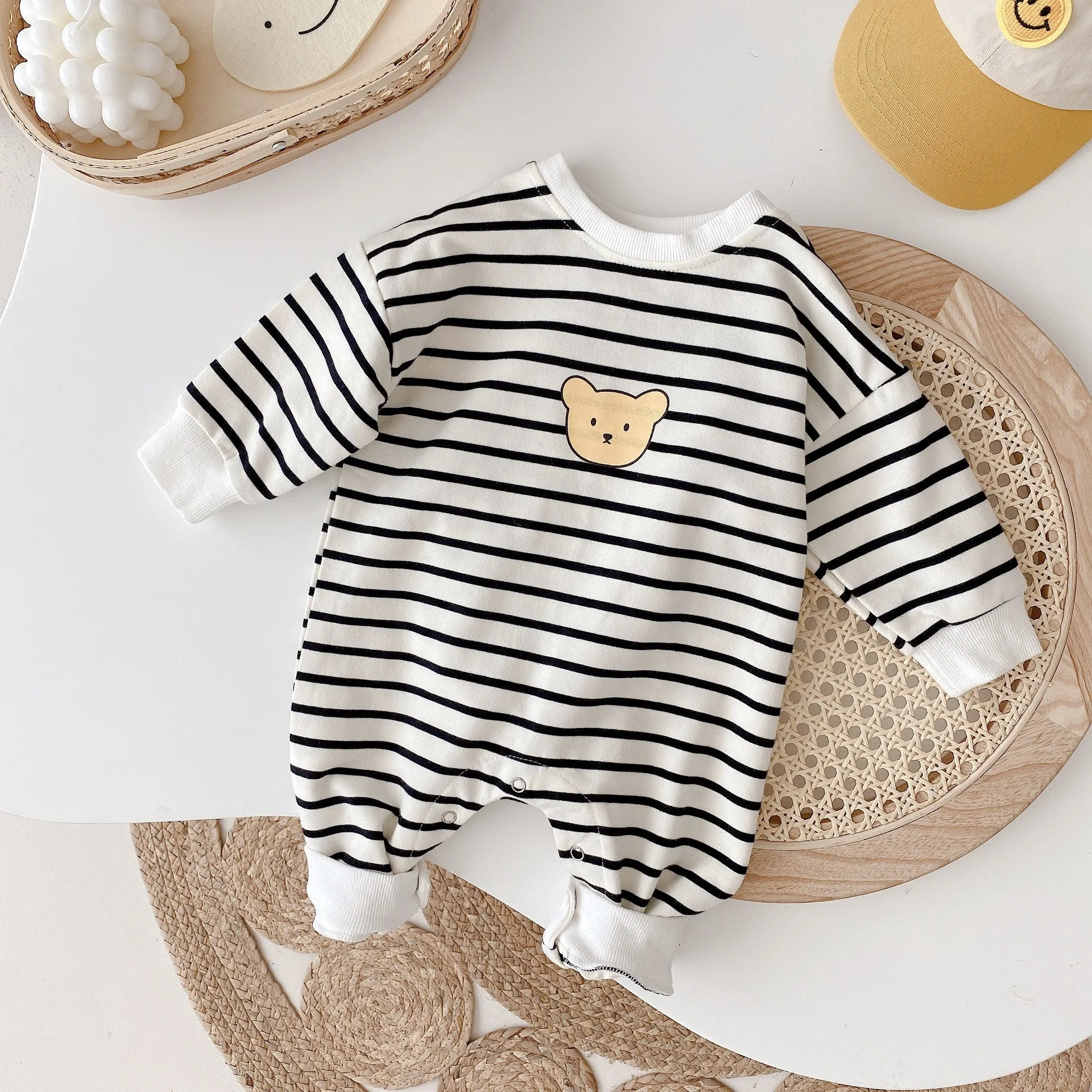 Striped white
