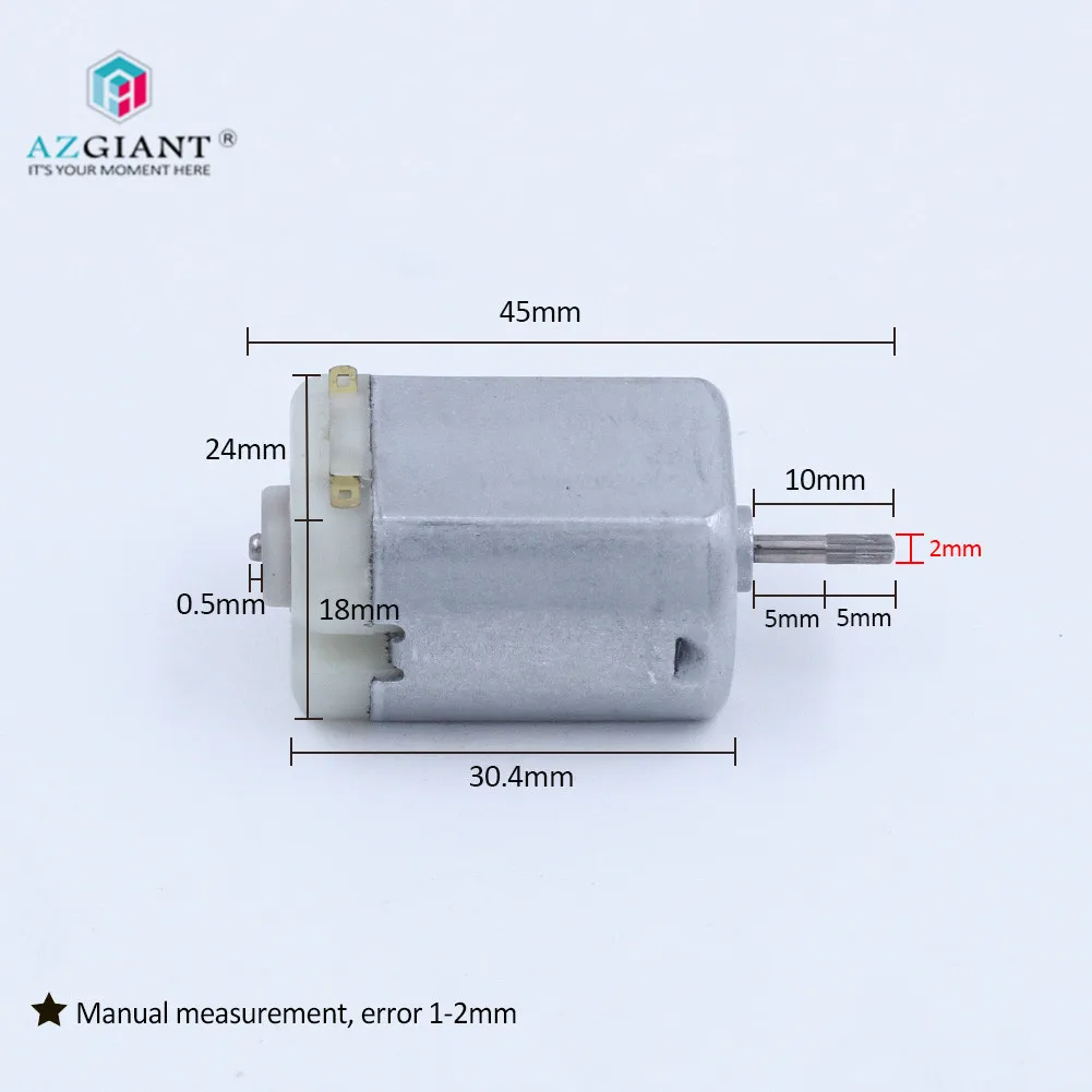 

AZGIANT external metal terminal FC280PC DC12V car door latch lock actuator motor trunk motor steer mirror motor