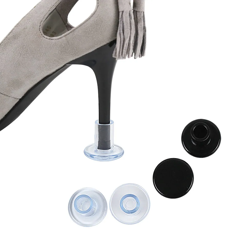 

1 Pairs High Heel Protectors Latin Stiletto Dancing Covers Heel Stoppers Antislip Silicone High Heeler For Wedding Favor Soft