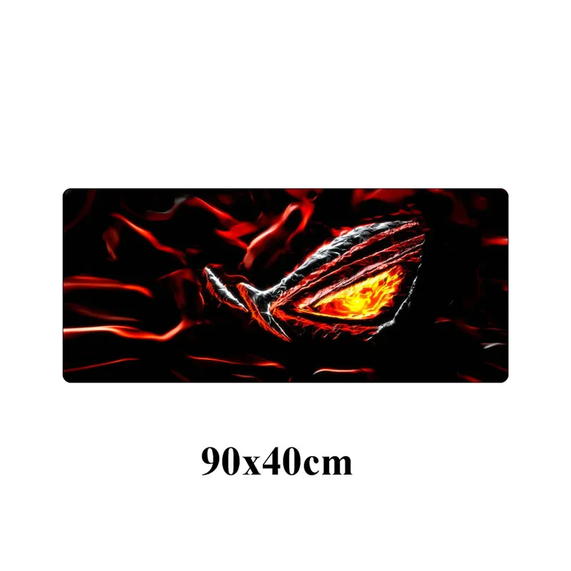 Мода 90x40 см большой ASUS игровой коврик для мыши Республика геймеров Клавиатура Pad Блокировка резиновая прокладка стол для портативного компьютера ноутбука коврик - Цвет: Красный