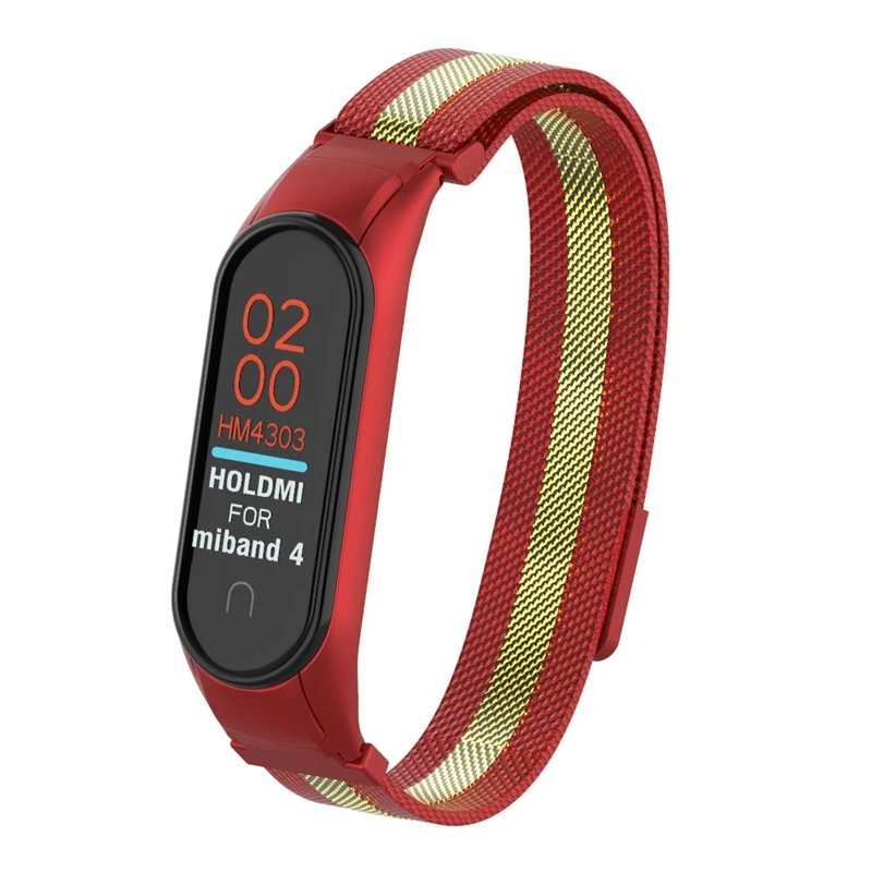 OLLIVAN металлический ремешок для Xiaomi mi Band 4 Безвинтовой браслет из нержавеющей стали браслеты Сменные аксессуары для mi Band 4 Band 3