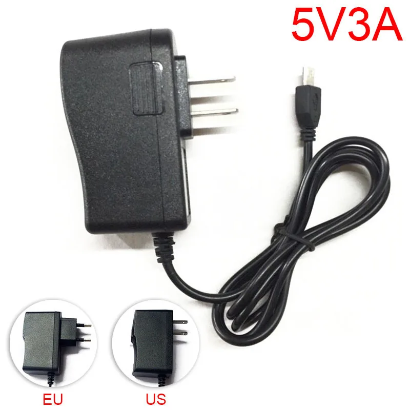 5V 3000mA 3A AC в DC адаптер питания Micro USB зарядное устройство ЕС вилка Iuput 100 V-240 V конвертер Выход DC для Raspberry Pi E14