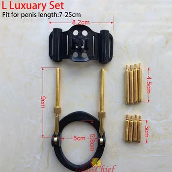 L-Size Luxury Set Enlargement Penis Extender Medical Kegel exercis Penis pump Enlarger Stretcher Enhancement Kit Tension Sex Toy 2