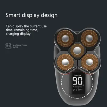 

Professional 5 in 1 Electric Hair Clipper Beard Trimmer Barber Grooming Kit Rechargeable Cordless Haircut Machine