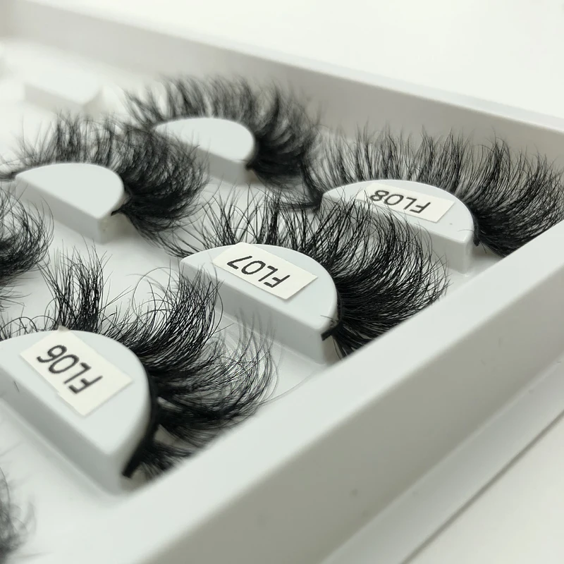 18-22mm Fluffy Real Mink Lashes fake eyelashes false eyelashes 100% Natural Soft False Eyelashes Makeup Beauty Tools