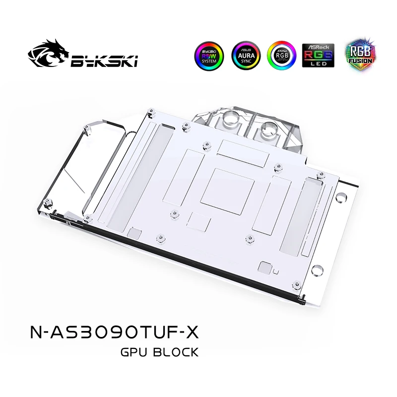 Bykski Water Block use for ASUS TUF RTX 3090 /3080 GAMING GPU Card / Full Cover Copper Video Card Radiator Block /A-RGB / RGB