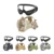 MGFLASHFORCE Airsoft Mask Goggles Set Half Face Steel Mesh Mask Paintball Hunting Tactical Protective CS Halloween Party Cosplay
