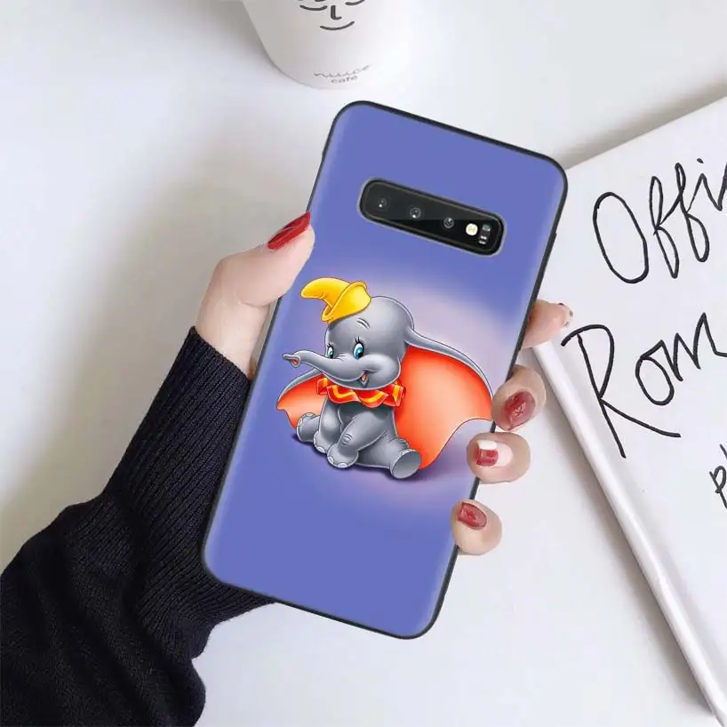 BS001-10 Чехол для samsung Galaxy S10+ Plus Lite Note 10 9 8 S9 S8 J4 J6+ Plus S7 S6 черный чехол для телефона - Цвет: BS001-10