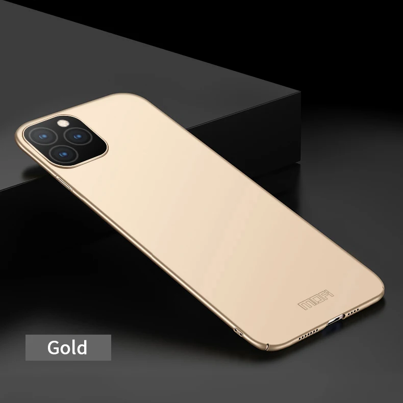 Золотой MOFi для iphone 11 Pro Max 6,5 дюймов чехол Роскошный PC Защитная задняя крышка чехол для телефона жесткий чехол для iphone 11 Pro Max - Цвет: Золотой