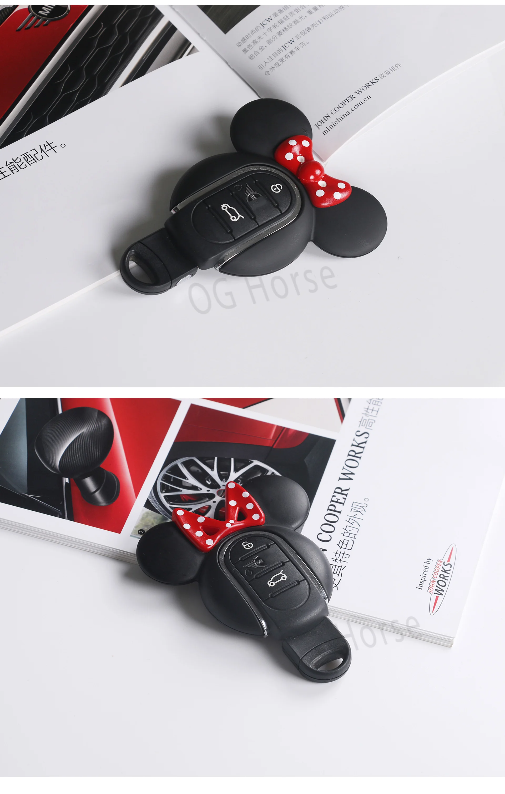 Автомобильный брелок, украшение, Модный женский чехол для ключей, hello kitty Miky, аксессуары для укладки MINI Cooper S F54 F55 F56 F57 F60