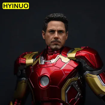 

1/6 Scale Tony Stark Iron Men Male Boy Head Sculpt Version Short Hair Head Carving Headplay for 12" Action Figure Body
