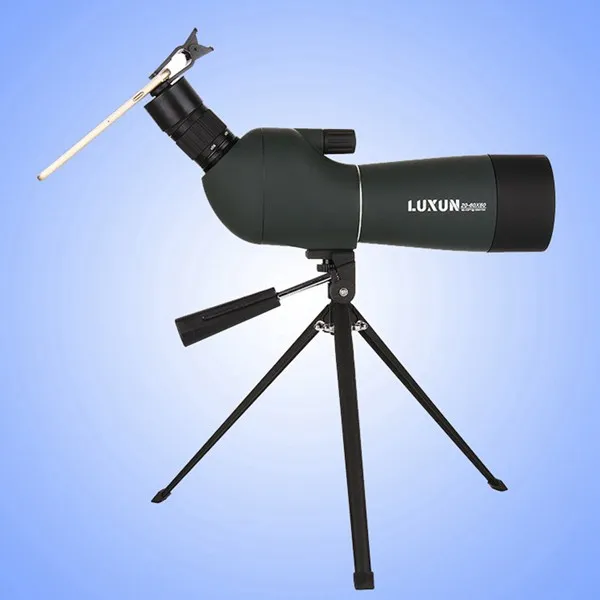 Lusun 20-60X60 Hd водонепроницаемый ударопрочный Монокуляр для охоты на экскурсию для наблюдения за птицами Зрительная труба с треногой