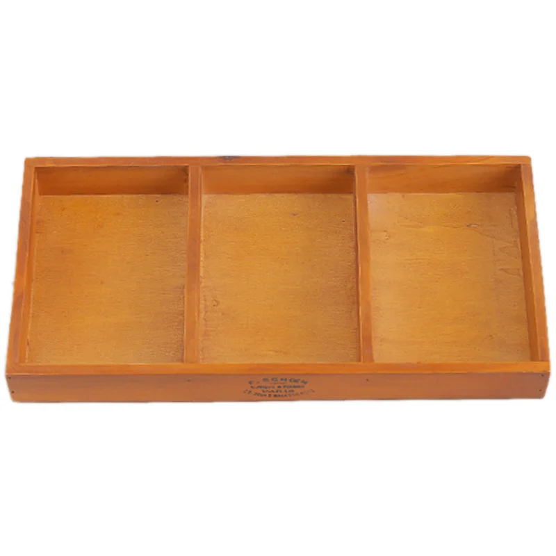Vintage Storage Boxes Handmade Wooden Box Plant Pot Tray Cosmetic Box Jewelry Organizer Decorative Wooden Display Boxes