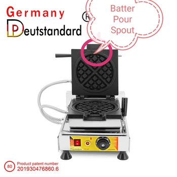 

New Design batter pour spout belgain waffle maker making machine