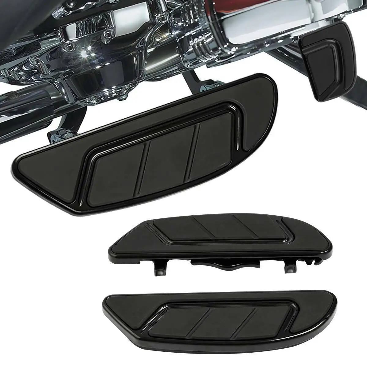 Напольная доска для мотоциклиста подножка Harley Touring Street Glide Softail Trike Heritage Springer FLSTS 1997
