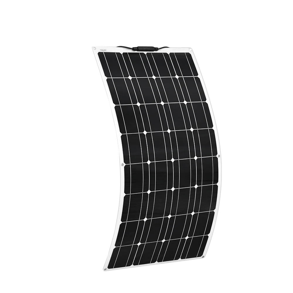 Гибкая солнечная панель солнечные панели 400 Вт 4*100 Вт 16 в 12 В зарядное устройство домашний комплект фотогальванический монокристаллический для внедорожной системы 1000 Вт 12 в автомобильный аккумулятор