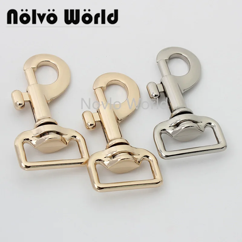 Nolvo World 20pcs 20-25-33-38-50mm Metal Swivel Lobster Clasp Seat Belt Buckle Clip Snap Hook For Dog Pet Leash Hardware