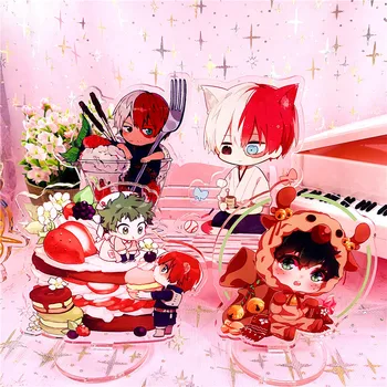 

Anime My Hero Academia Small Display Stand Plate Cartoon Figure Izuku Cosplay Stand Holder Model