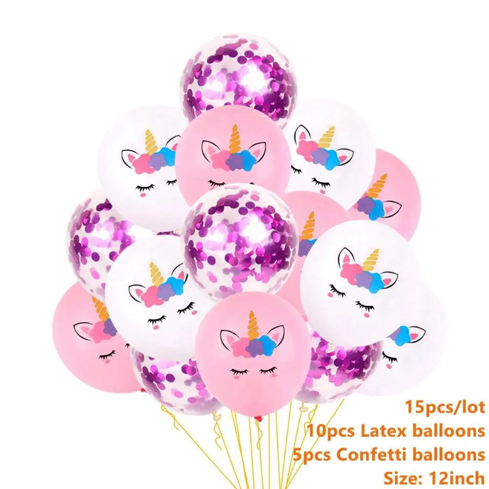 Unicorn Balloons 18 Taoup Симпатичные 10 шт. 12 дюймов на день рождения воздушные шары в форме единорога латексные воздушные шары конфетти будет счастливое детство: только на день рождения воздушные шары вечерние Единорог - Цвет: Unicorn Balloons 18