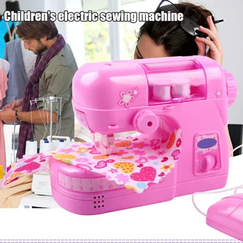 

2019 New product Children Sewing Machine Small Electric Kids Sewing Machine Home Toys Set I88 #1