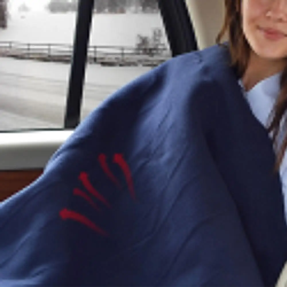 Winter Car Heating Blacket 12V Energy Saving Warm Auto Electrical Blanket For Car Truck Constant Temperature 3 Levels Control