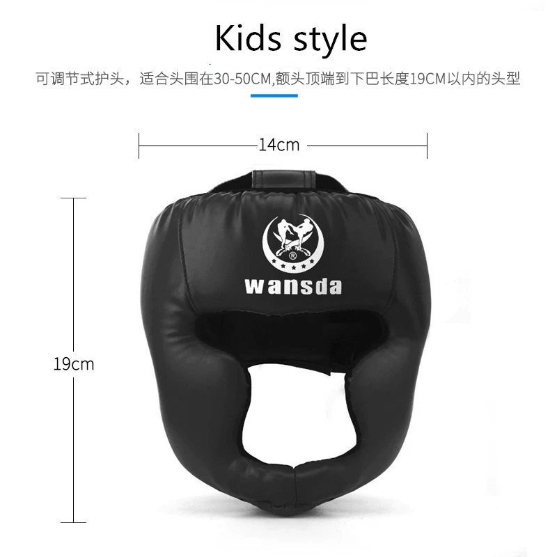 Продвижение бокса ММА защитный шлем протектор для головы взрослых и детей тренировочные головные уборы Муай Тай кикбоксинг полупокрытые шлемы