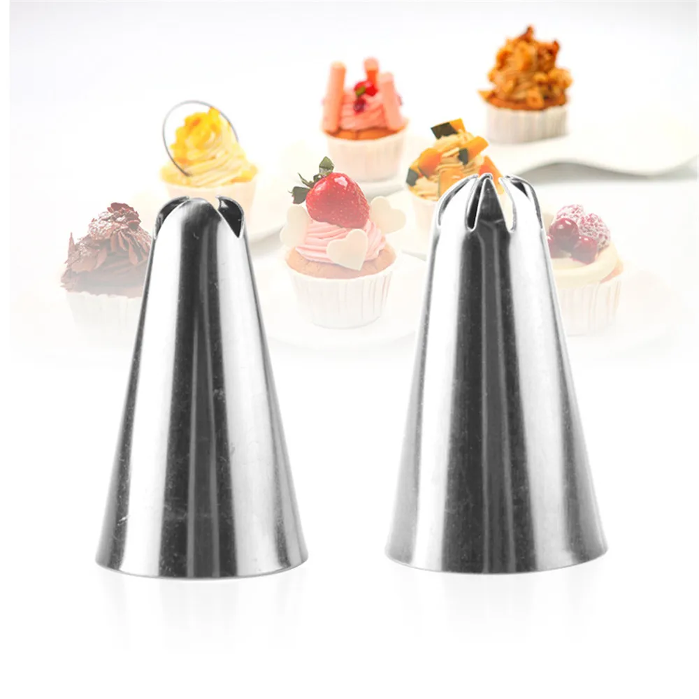 DIY 48Pcs/Set Stainless Steel Nozzle Tips Cake Decorating Tools Icing Piping Cream Pastry Nozzle Kitchen Bakery Tools