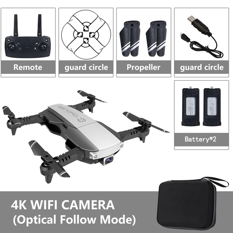 Детские игрушки 4K камера для дрона HD Дрон Gps мини-Дрон складной Off-Point Профессиональный Дрон Квадрокоптер Режим высокой фиксации 4 K/1080 P HD - Цвет: WRJ002-9