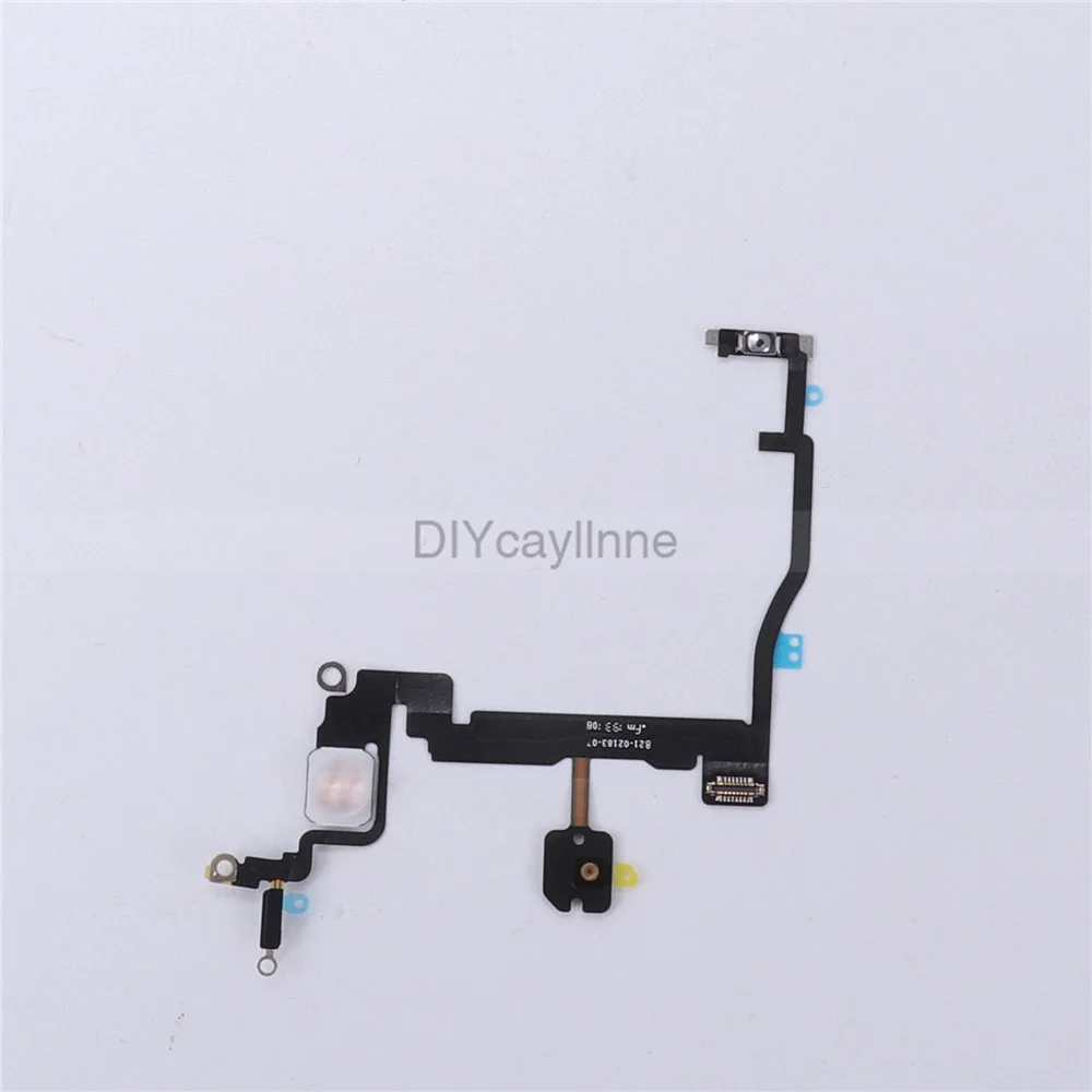 OEM power flex с металлической пластиной для iPhone 11 Pro Max вкл. Выкл. Переключатель управления сборка Flex Замена