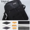 TINYTA Men's bags Men Shoulder Bags for 9.7'pad 9 pocket Waterproof Casual crossbody bag Black Canvas Messenger bag shoulder ► Photo 3/6