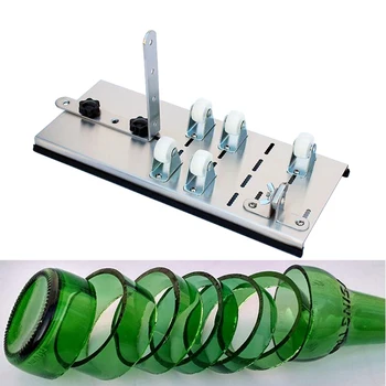 

Three Wheels stainless steel glass bottle cutter,beer wine glass bottle cutting tools Beer Bottles Slicer Glassworker Tools
