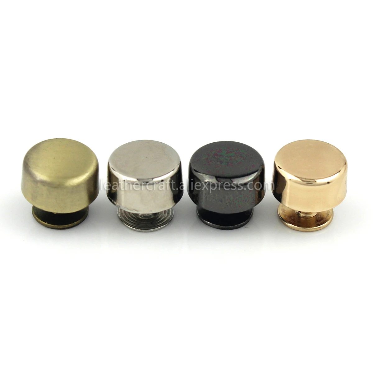 4pcs Metal Screw Back Rivets for Leather Studs Nail Garment Leather Craft Belt Wallet Bag Decoration Hardware 10mm metal rivets,leather rivets,belt strap rivets