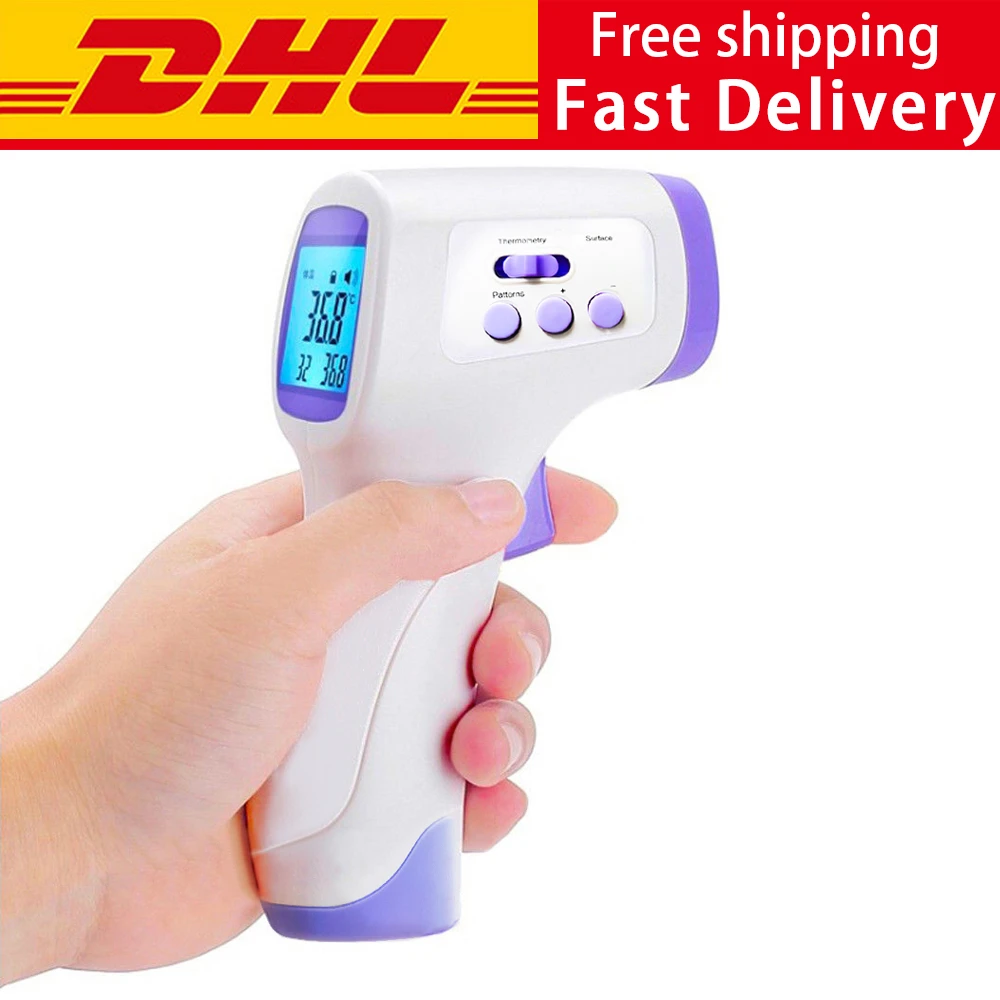 

Baby Digital Thermometer Forehead Ear Non-Contact Body Termometro Infrared LCD Adult Body Fever IR Children Termometer