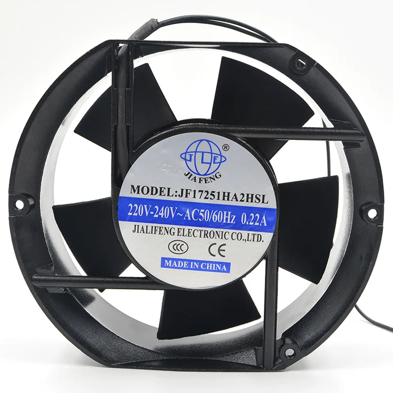Для JIAFENG JF17251HA2HSL AC 220V 50/60Hz 0.22A 170*170*51 Вентилятор