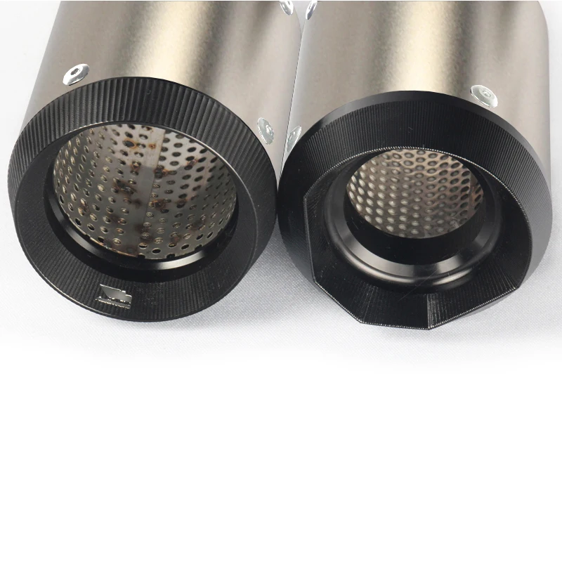 Universal 51MM Motorcycle Short Exhaust Pipe With DB Killer Muffler Pope Motorbike Modified Tail TipS Tube For Yamaha Honda KTM